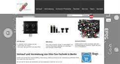 Desktop Screenshot of filmtontechnik.de