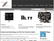 Tablet Screenshot of filmtontechnik.de